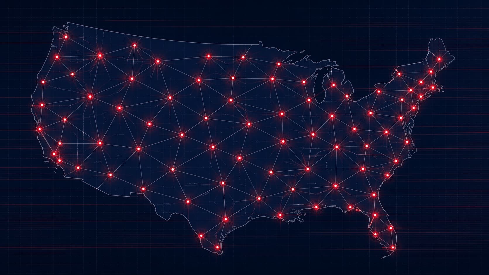 Dealer network — 86 locations across the US